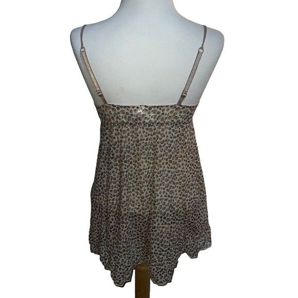 Inner Secrets Cheetah Lingerie Teddy Dress Medium - Picture 2 of 4